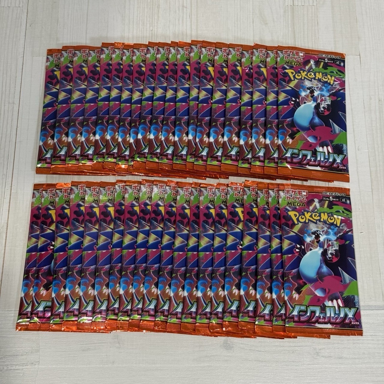 40 Pack Japanese Pokemon Mega Inferno X Booster Packs