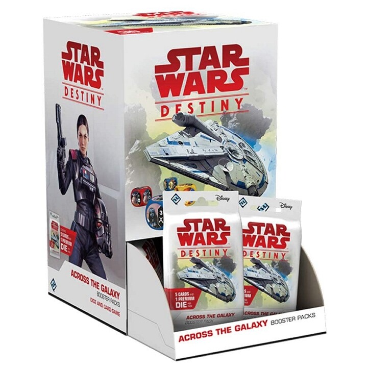 Star Wars Destiny Across the Galaxy Booster Box FFG 36 Game Packs English SEALED