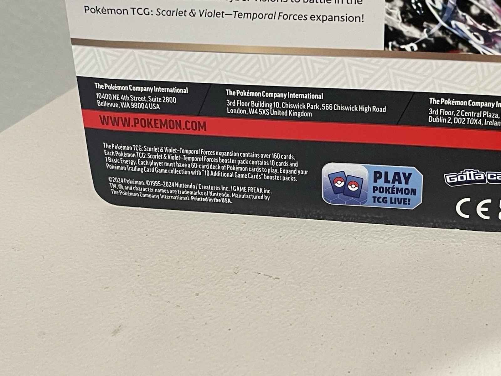 Pokémon TCG Scarlet and Violet Temporal Forces 3-Pack Blisters Jiggly Puff Promo