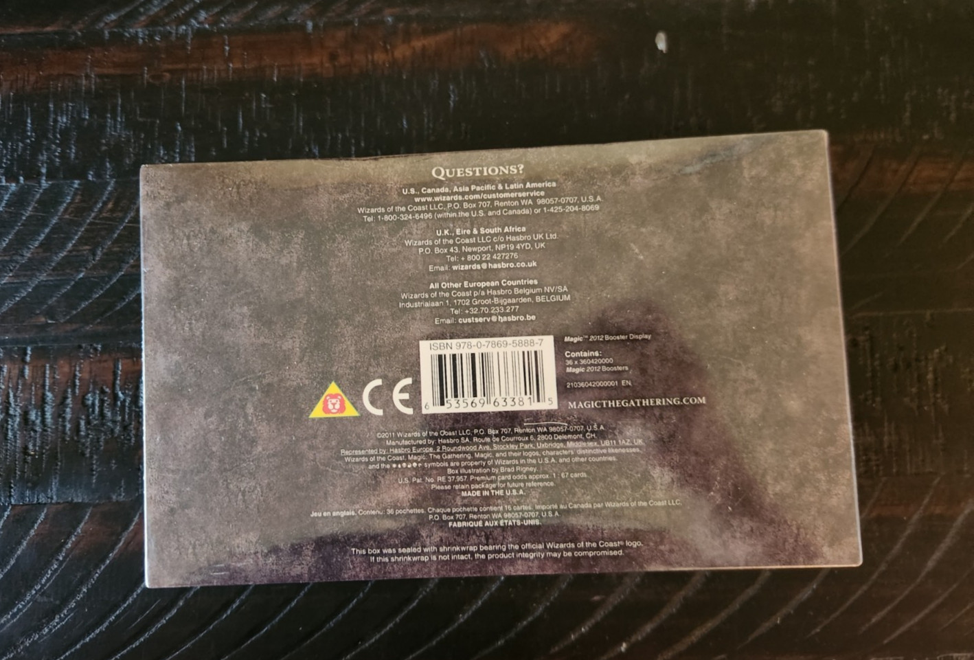 MTG Magic The Gathering: 2012 (M12) CORE SET Sealed Booster Box English