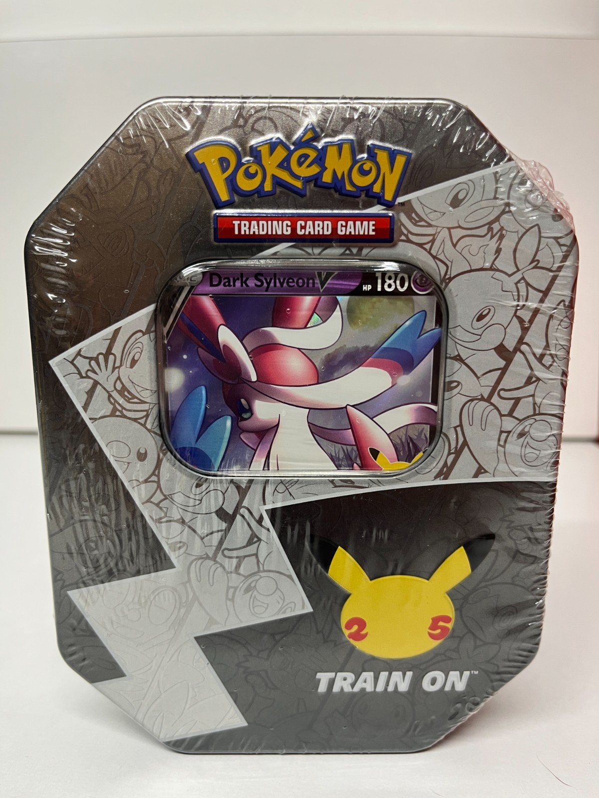 Pokemon TCG Celebrations Dark Sylveon V Tin – 25th – Sealed – Sword and Shield