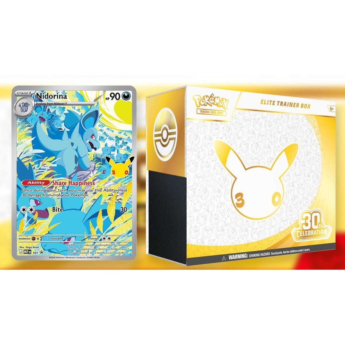 Pokémon TCG: 30th Celebration Elite Trainer Box – PRE ORDER SHIP RELEASE 9/16/26