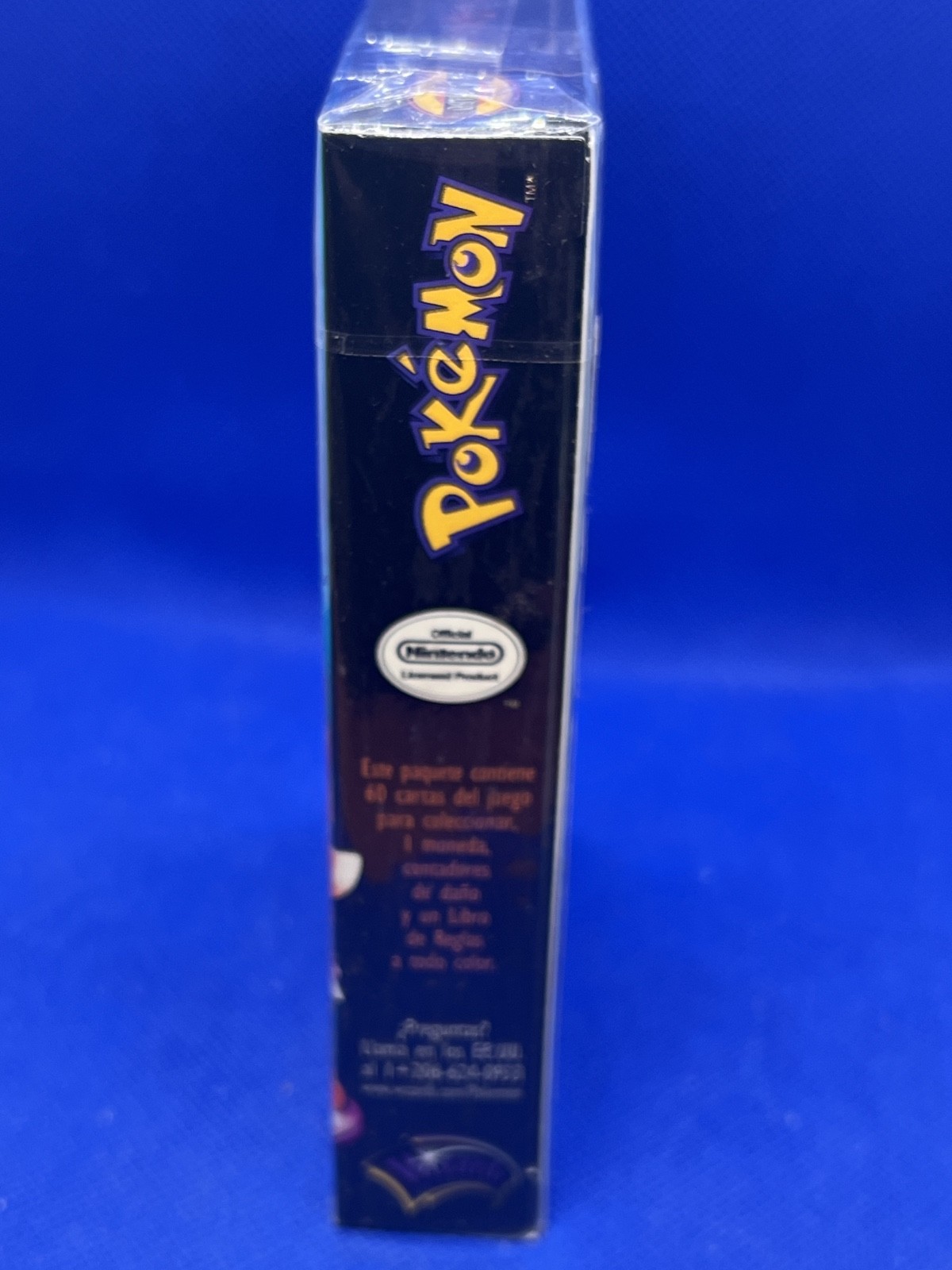 Vintage 2000 SEALED SPANISH Pokemon Apagon Blackout Squirtle Theme Deck