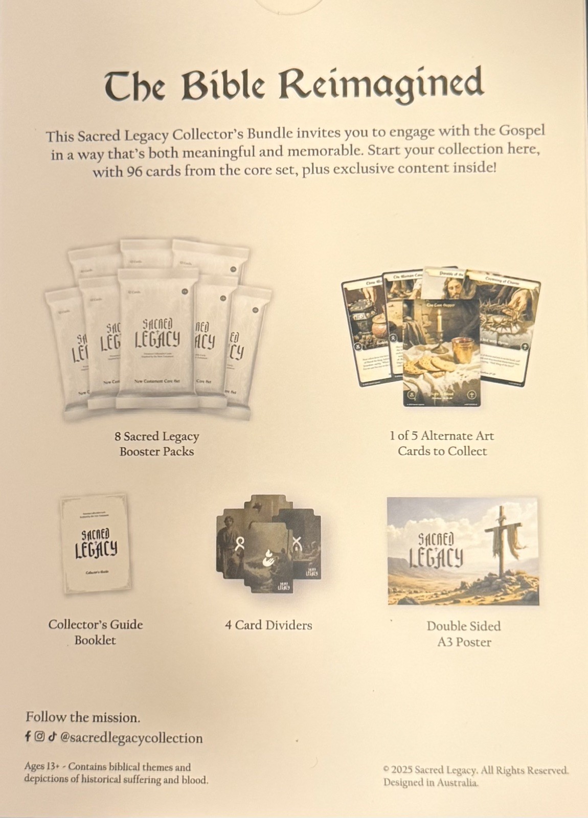 Sacred Legacy Collector’s Bundle : NTCS : Alt Art : Sealed :1st Edition Sold Out