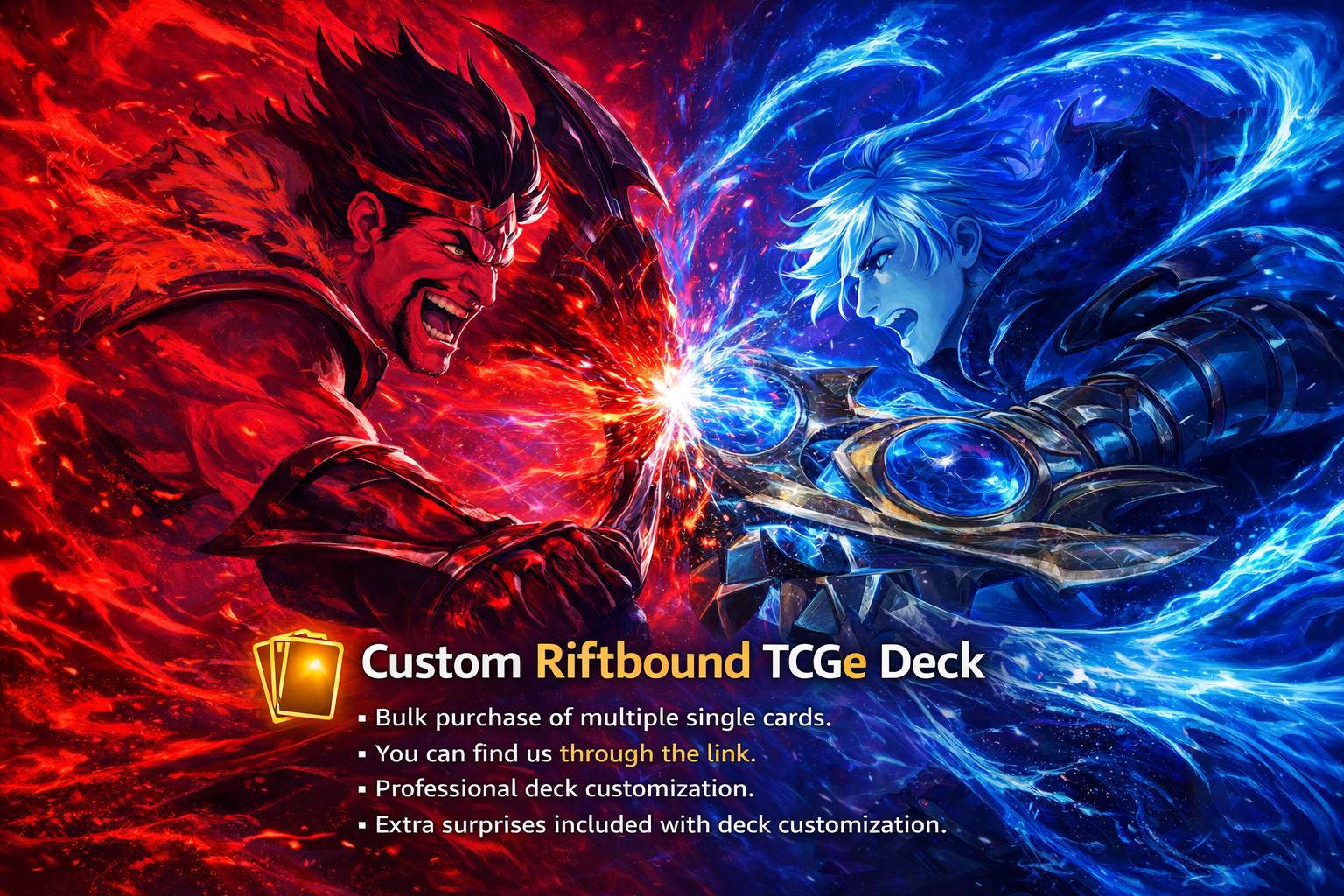 Riftbound TCG Spiritforged Chaos Collection3of each common and uncommon Optional