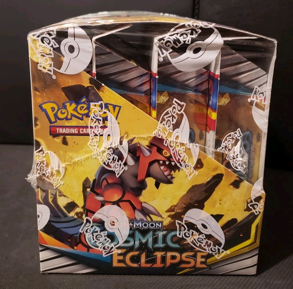 POKEMON S&M COSMIC ECLIPSE THEME DECK DISPLAY CASE SEALED KYOGRE GROUDON