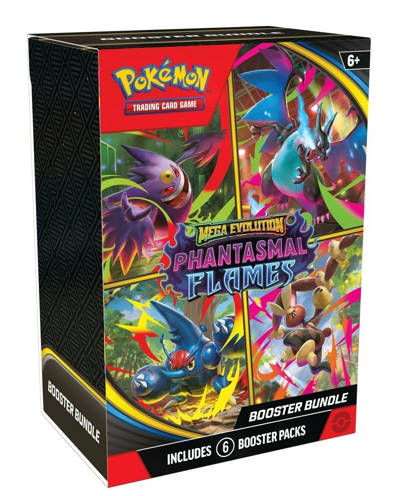 Pokémon TCG: Mega Evolution-Phantasmal Flames Booster Bundle FACTORY SEALED/NEW