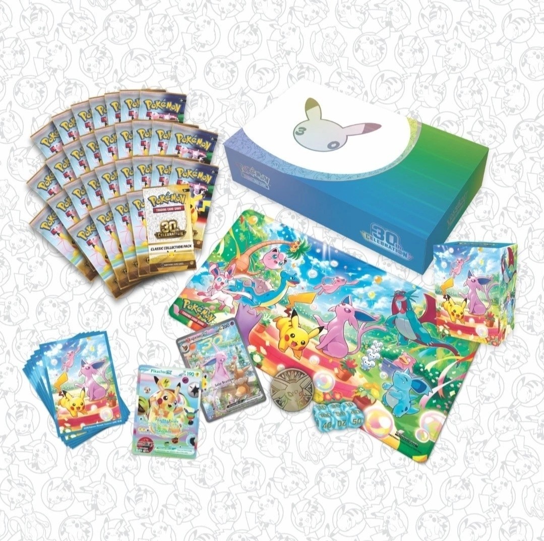 Pokémon TCG: 30th Anniversary Celebrations Preorder UPCs – Presale X2