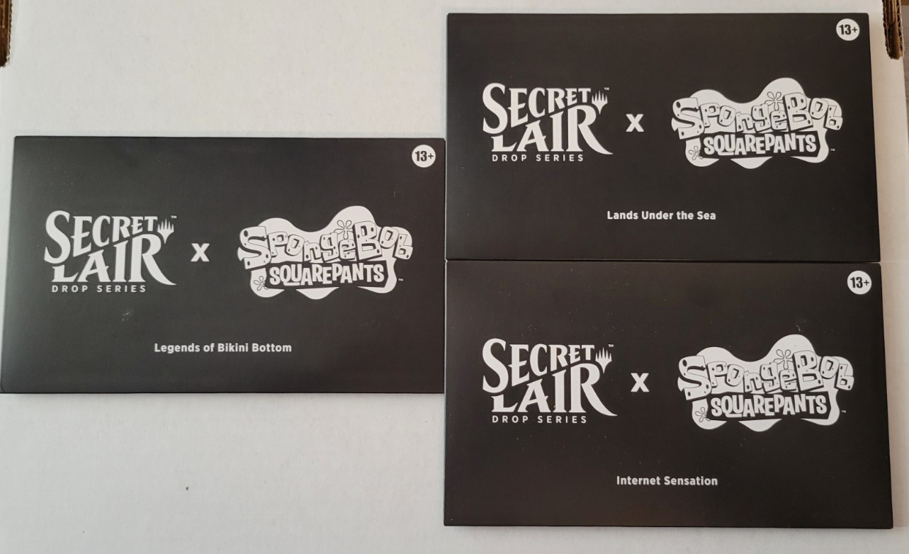 SpongeBob SquarePants Secret Lair Bundle Non-Foil Sealed MTG- Free Shipping!