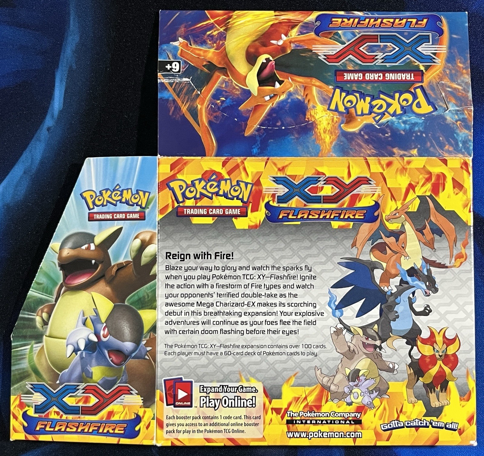 EMPTY Booster Box Lot X6 Flashfire Unbroken Bonds Brilliant Stars Surging Sparks