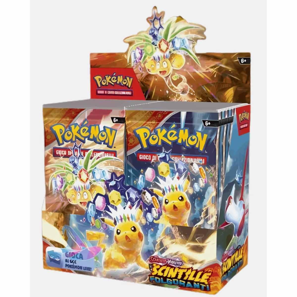 Flashing Sparks – Surging Sparks Pokemon Booster Box Display ITALIAN