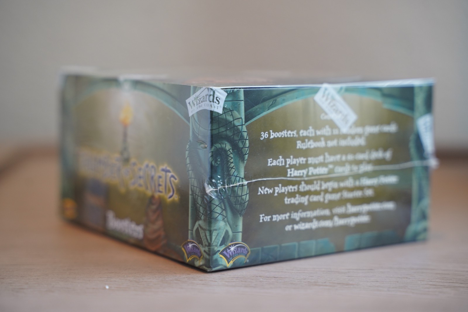Harry Potter TCG Chamber of Secrets Booster Box 36 Packs Sealed WOTC English