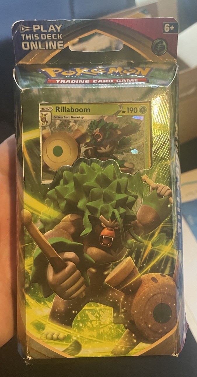 Pokemon Sword & Shield Rillaboom Theme Deck Trading Card Game TCG