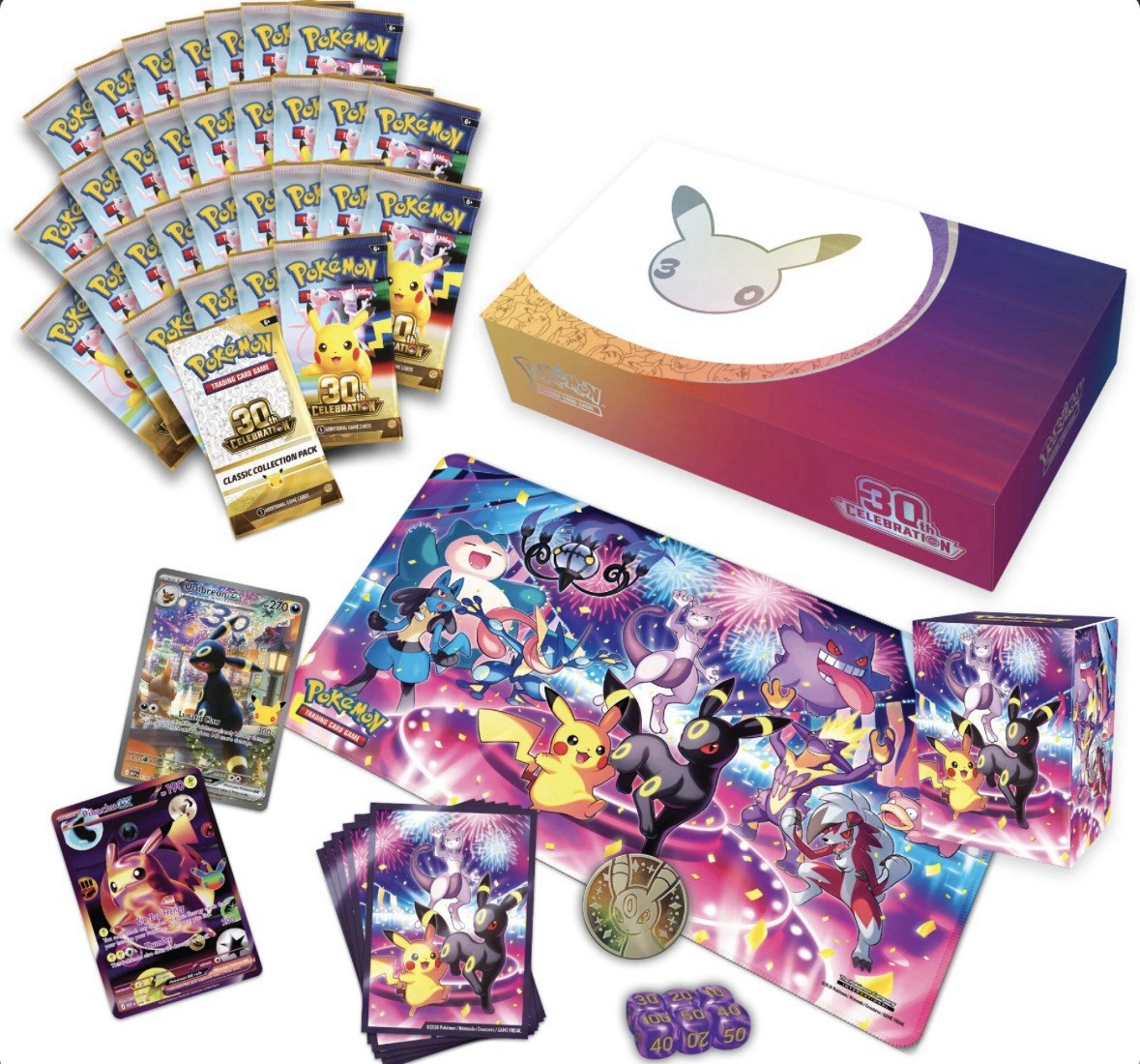 Pokémon TCG 30th Celebration Ultra Premium Collection UPC Night Edition Preorder