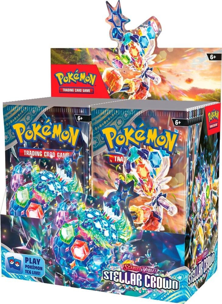 Pokemon Stellar Crown Booster Box SV07 New Sealed