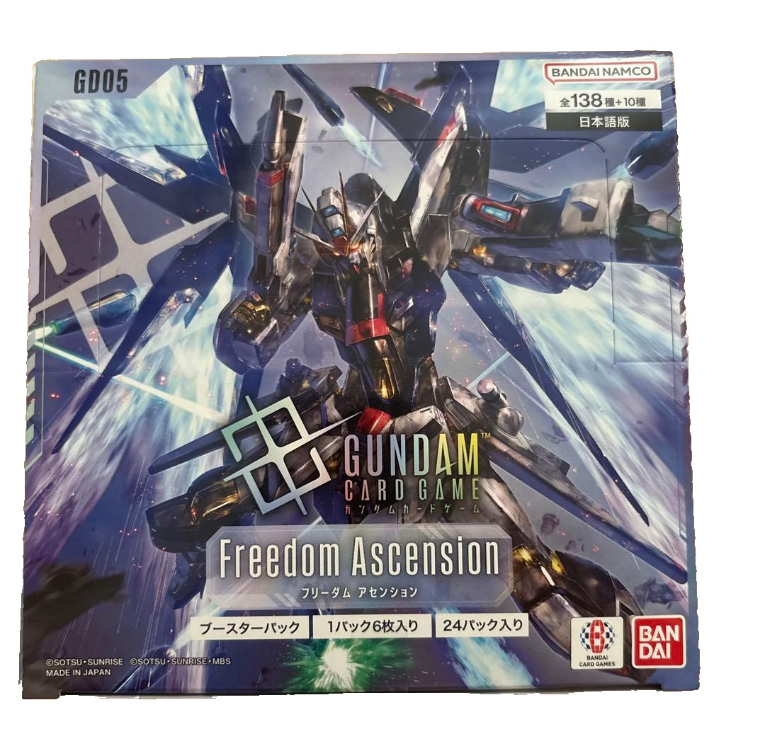Gundam Card Game: Freedom Ascension (GD-05) Booster Box Factory Sealed 1BOX