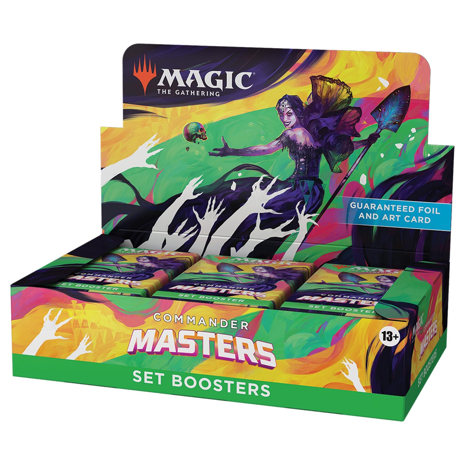 Set Booster Box Commander Masters 24 Packs 360 Magic Cards