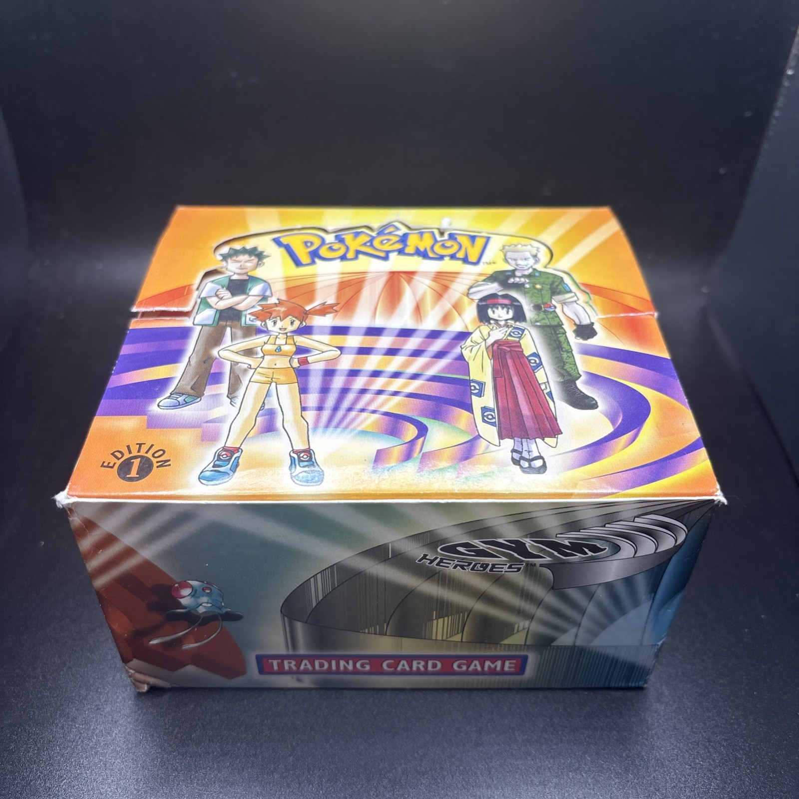 Wizards of the Coast Pokémon Gym Heroes 1st Edition Booster Box EMPTY