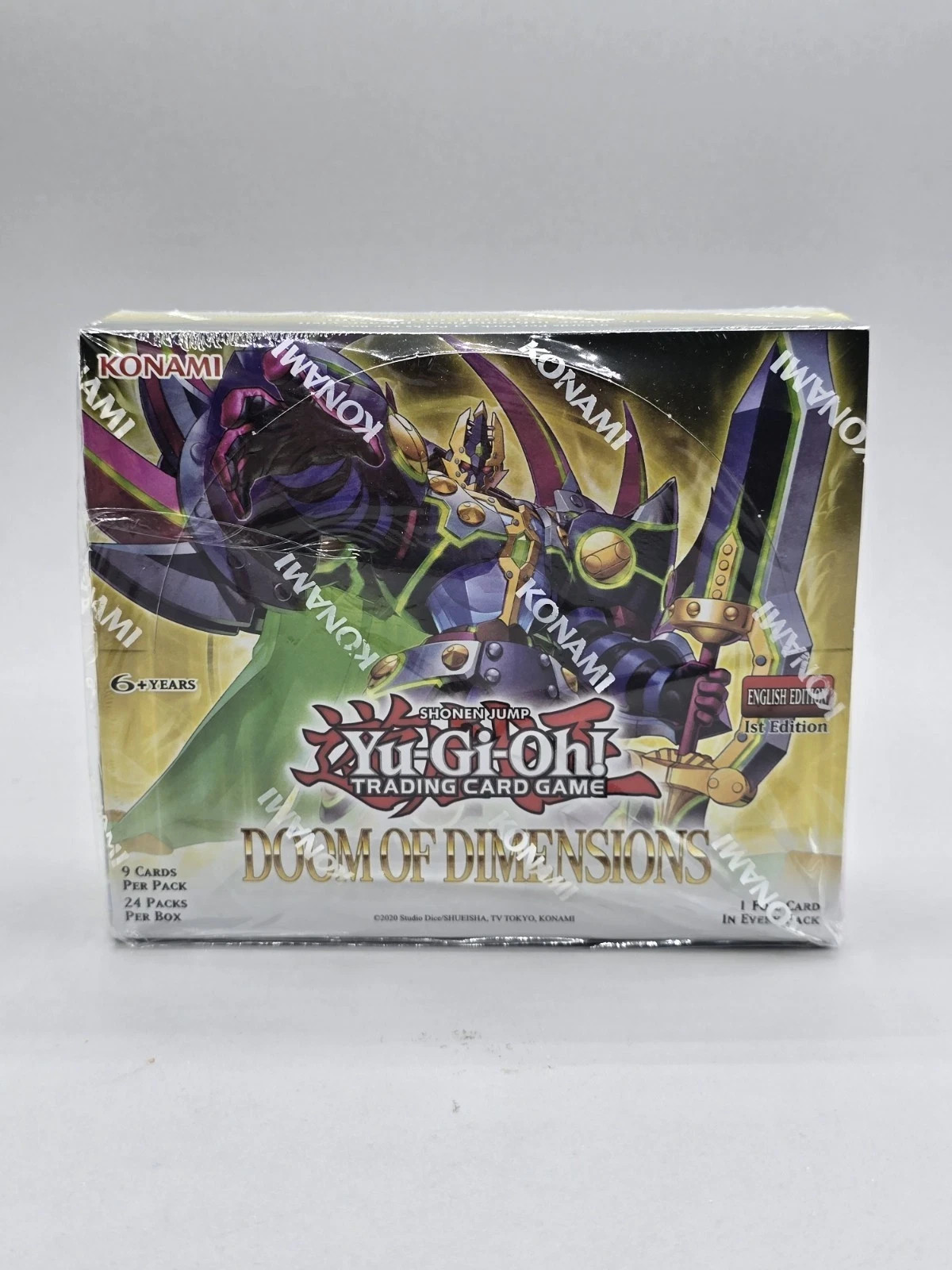 YuGiOh! Doom of Dimensions – Booster Box Factory Sealed 1st Edition – 24 Packs