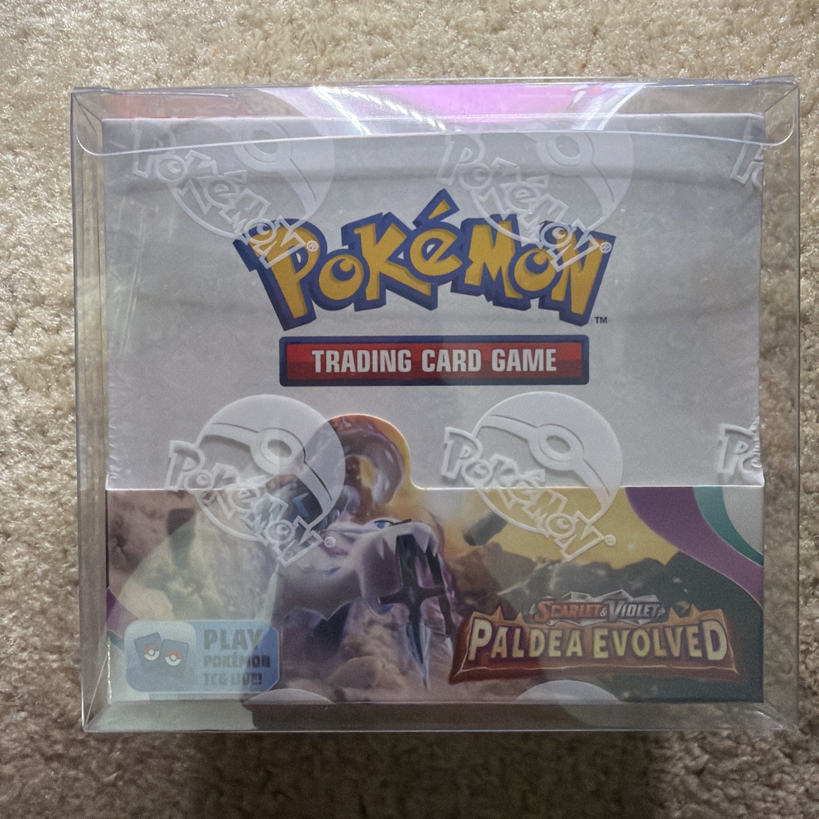 Pokémon TCG Scarlet Violet Paldea Evolved Booster Box Factory Sealed New SV02