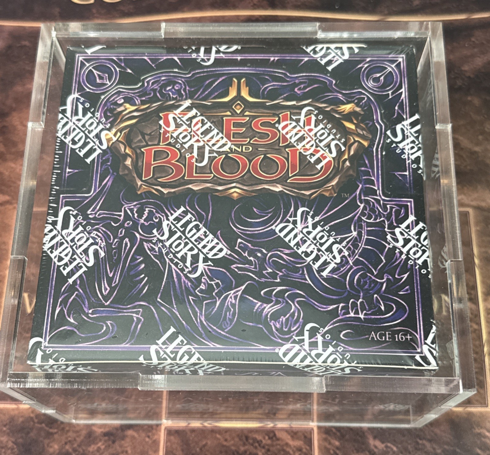 Flesh And Blood – Arcane Rising 1st Edition Booster Box – New/Sealed In Acrylic
