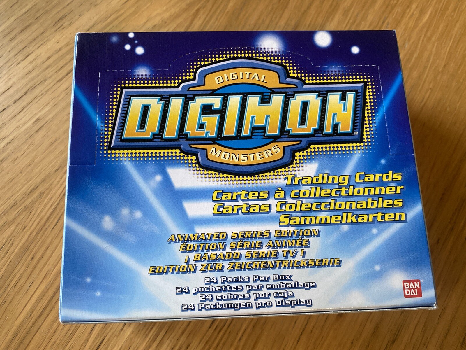 Digimon Cards Animated Series 1 Booster Box With 24 6-Card Sealed Packs English