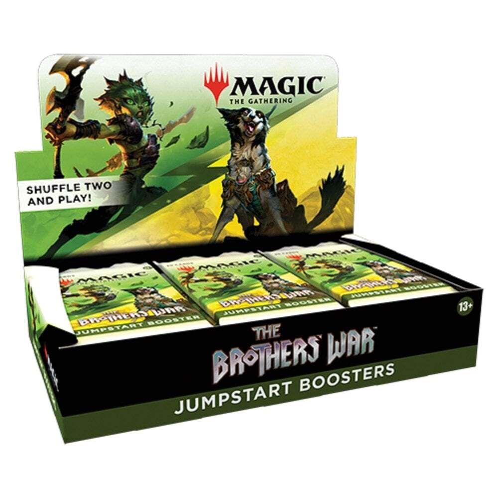 Magic The Gathering The Brothers’ War Jumpstart Booster : Sealed Box of 18 Packs