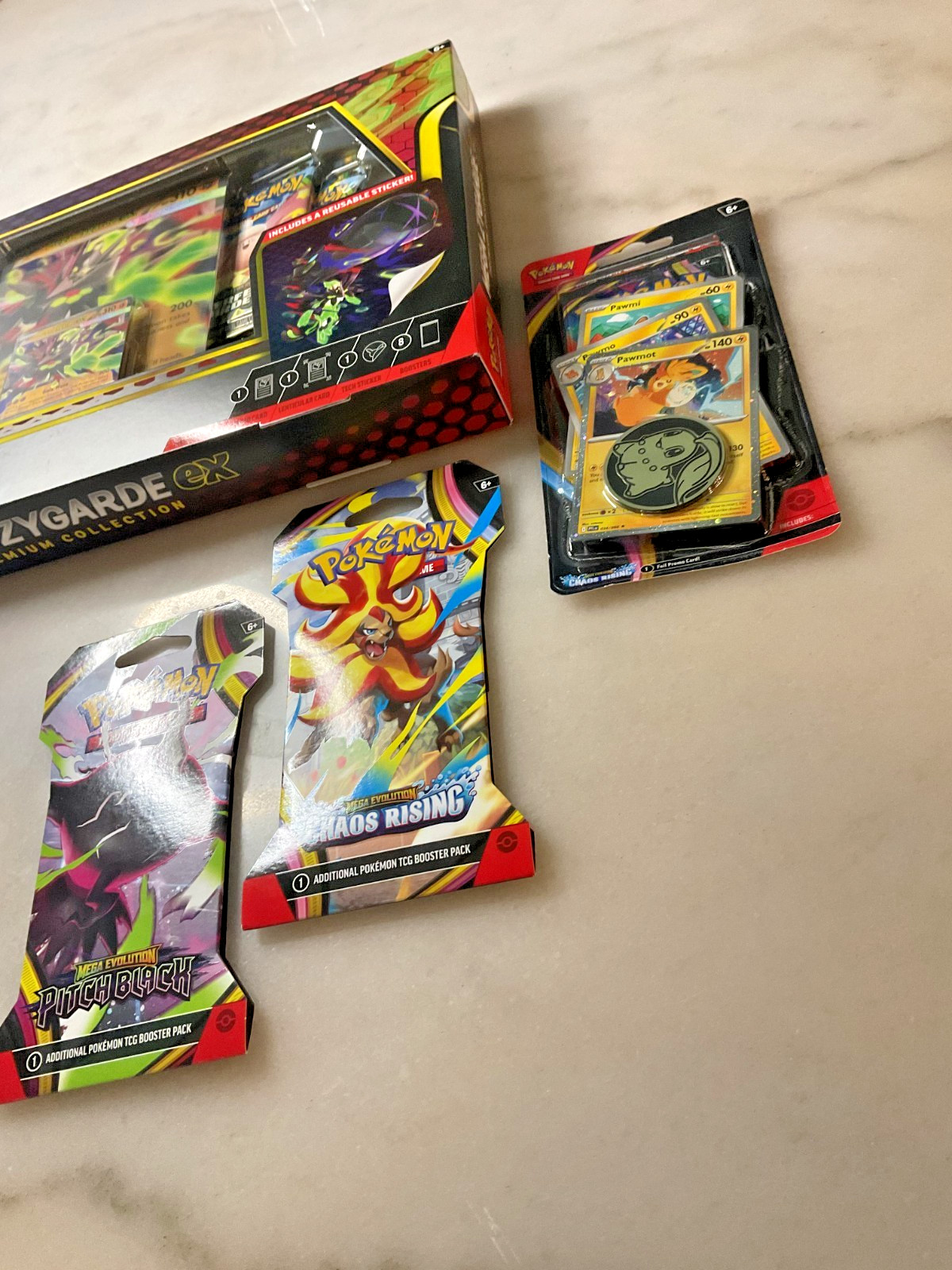 Pokemon Mega Zygarde ex Premium Collection Box + Pitch Black New Sealed LOT #2