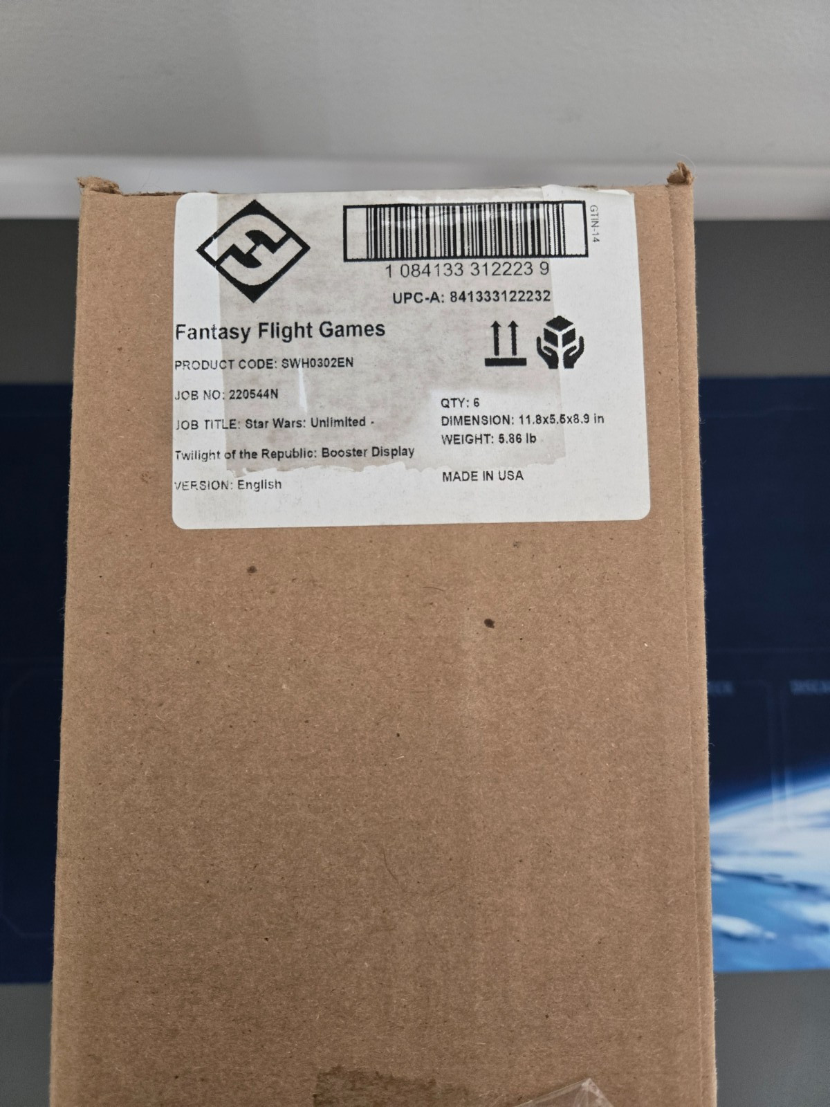 STAR WARS UNLIMITED SET 3 – TWILIGHT OF THE REPUBLIC – SEALED BOOSTER CASE