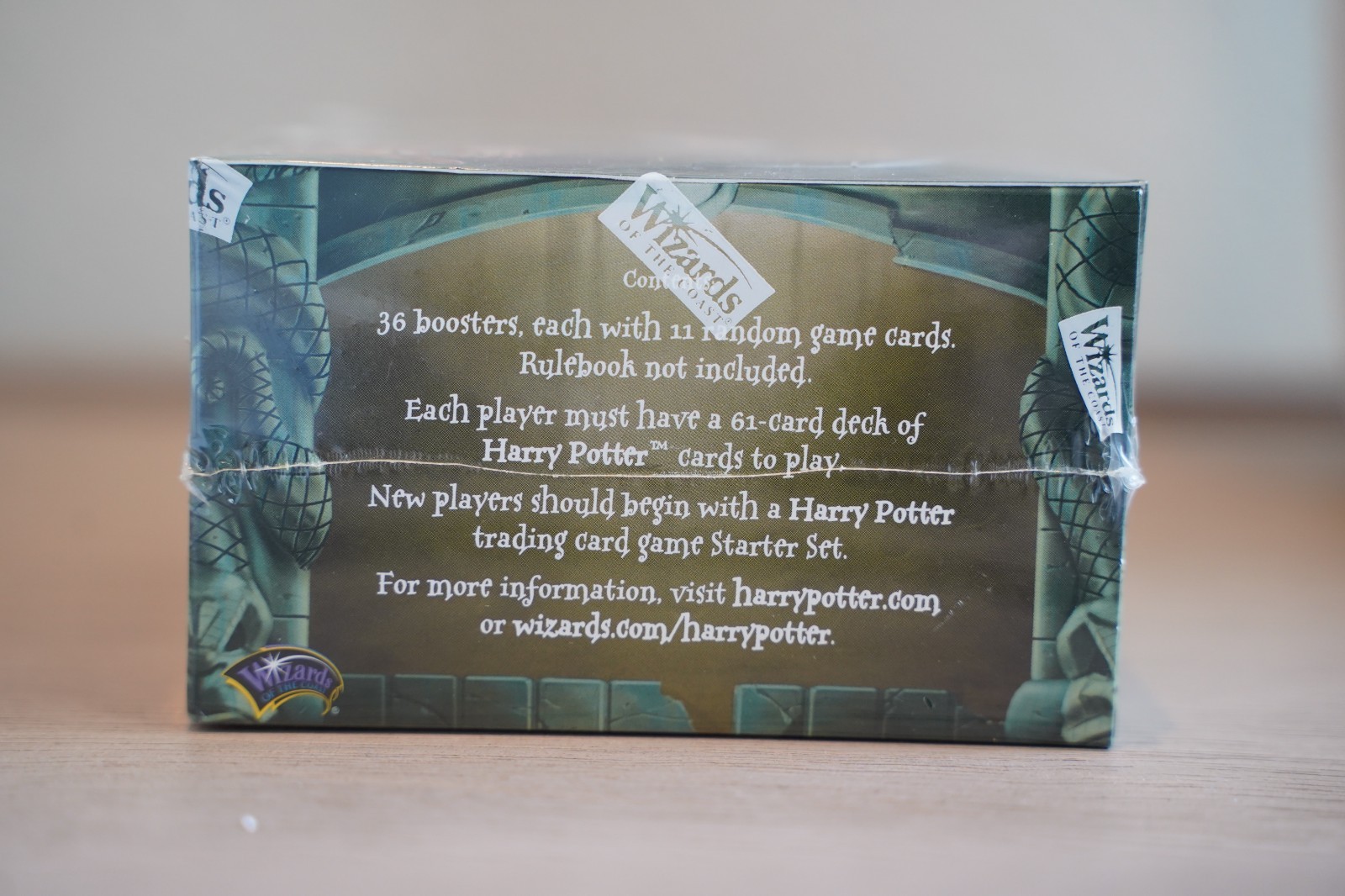 Harry Potter TCG Chamber of Secrets Booster Box 36 Packs Sealed WOTC English