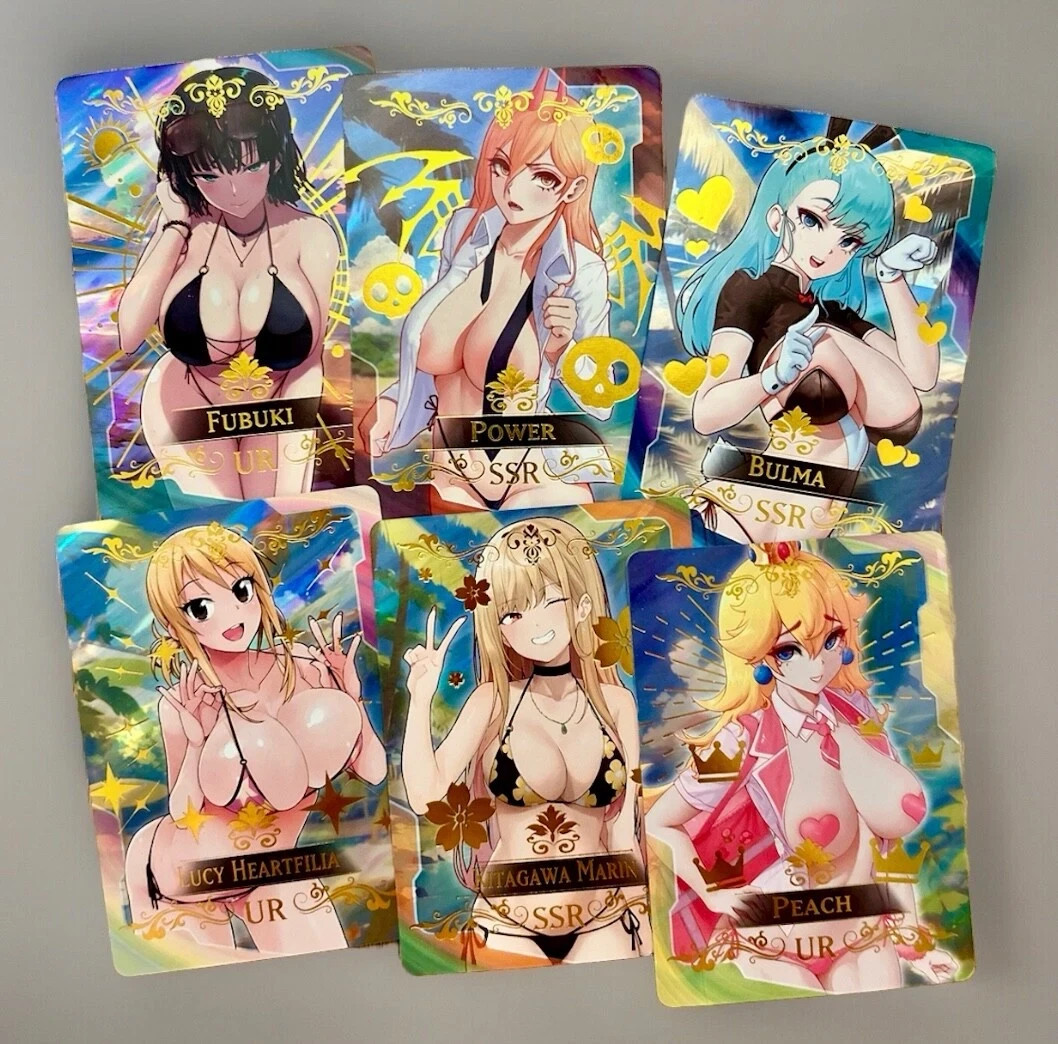 Goddess Waifu 55pc Set! Brand NEW Sealed Holographic Anime TCG~ US Shipping