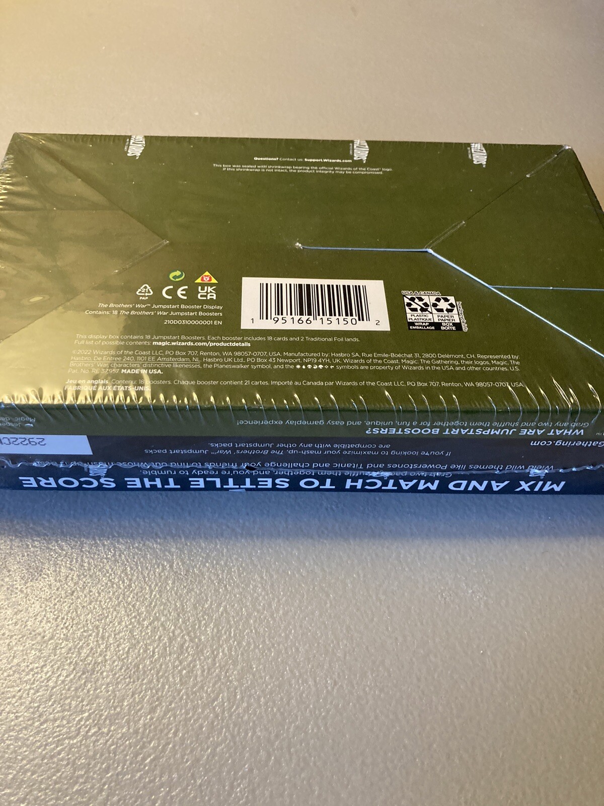 Wizards of the Coast Magic The Gathering The Brothers War Jumpstart Booster Box