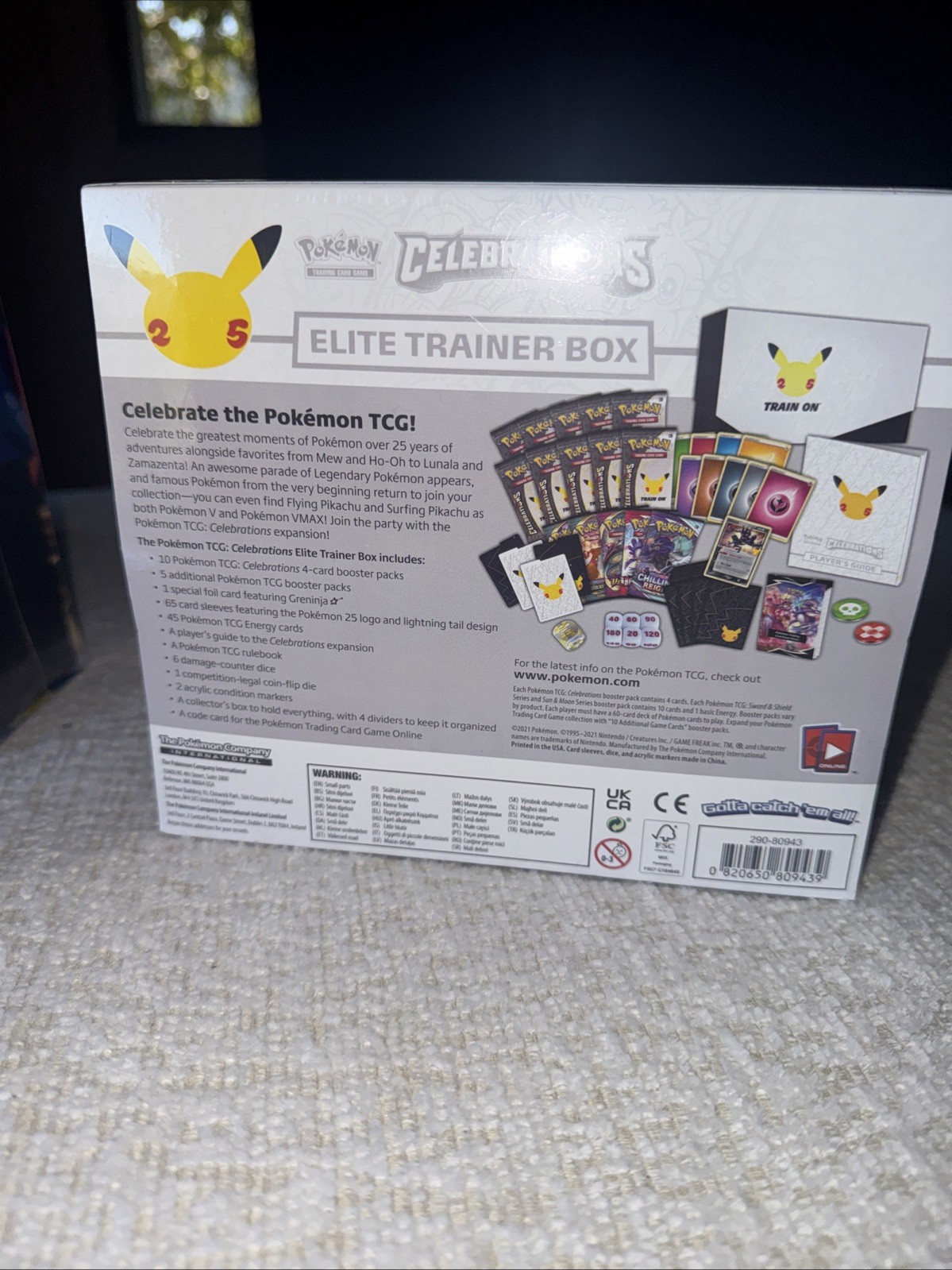 Pokémon TCG: 25th Anniversary Celebrations Elite Trainer Box (2021)
