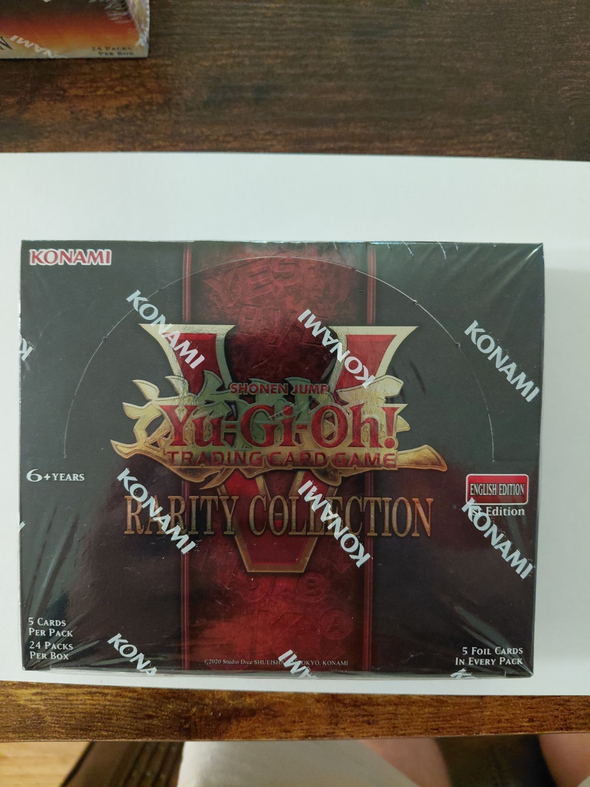 Konami Yu-Gi-Oh! Rarity Collection V Booster Box – Factory Sealed 24 Packs
