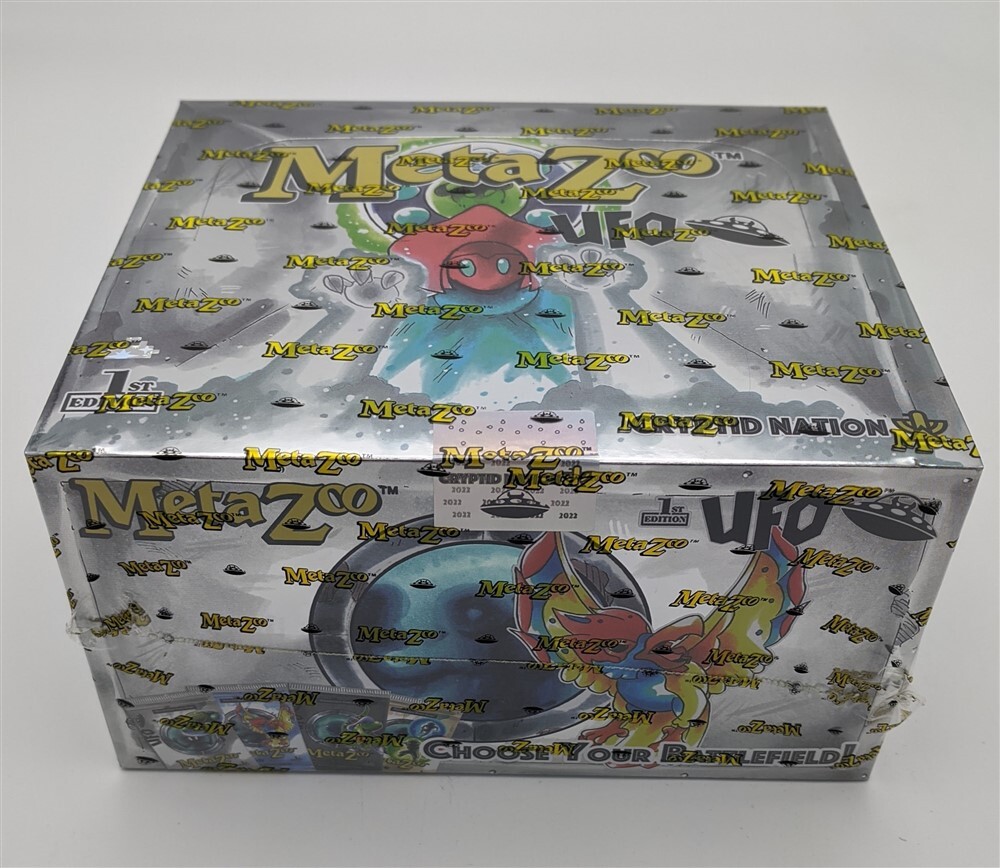 Factory Sealed MetaZoo Cryptid Nation TCG UFO 1st Edition Booster Box 36 Packs