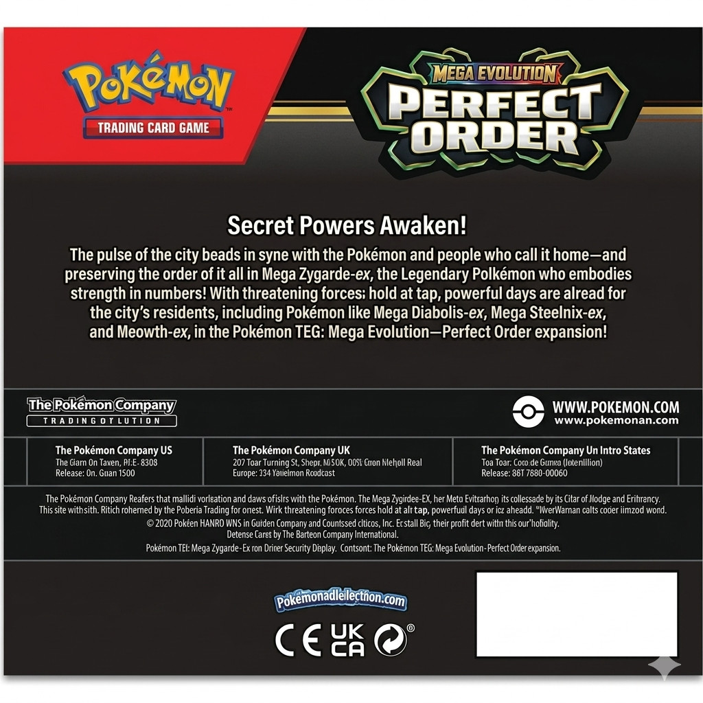 Pokemon Pokemon TCG: Mega Evolution Perfect Order Sealed Booster Box