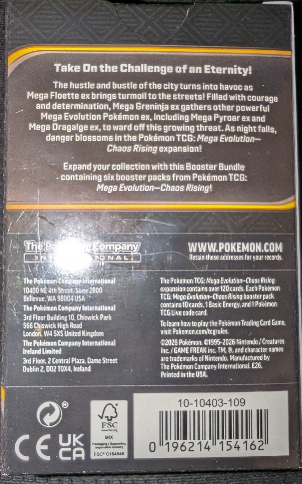 Pokemon TCG Mega Evolution Chaos Rising Booster Bundle |BRAND NEW SEALED