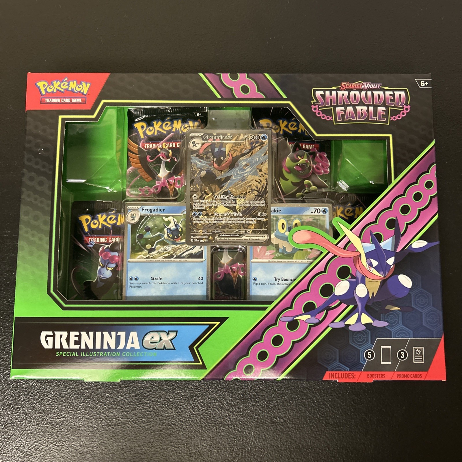 Pokemon TCG: Greninja ex Special Illustration Box Shrouded Fable New Sealed