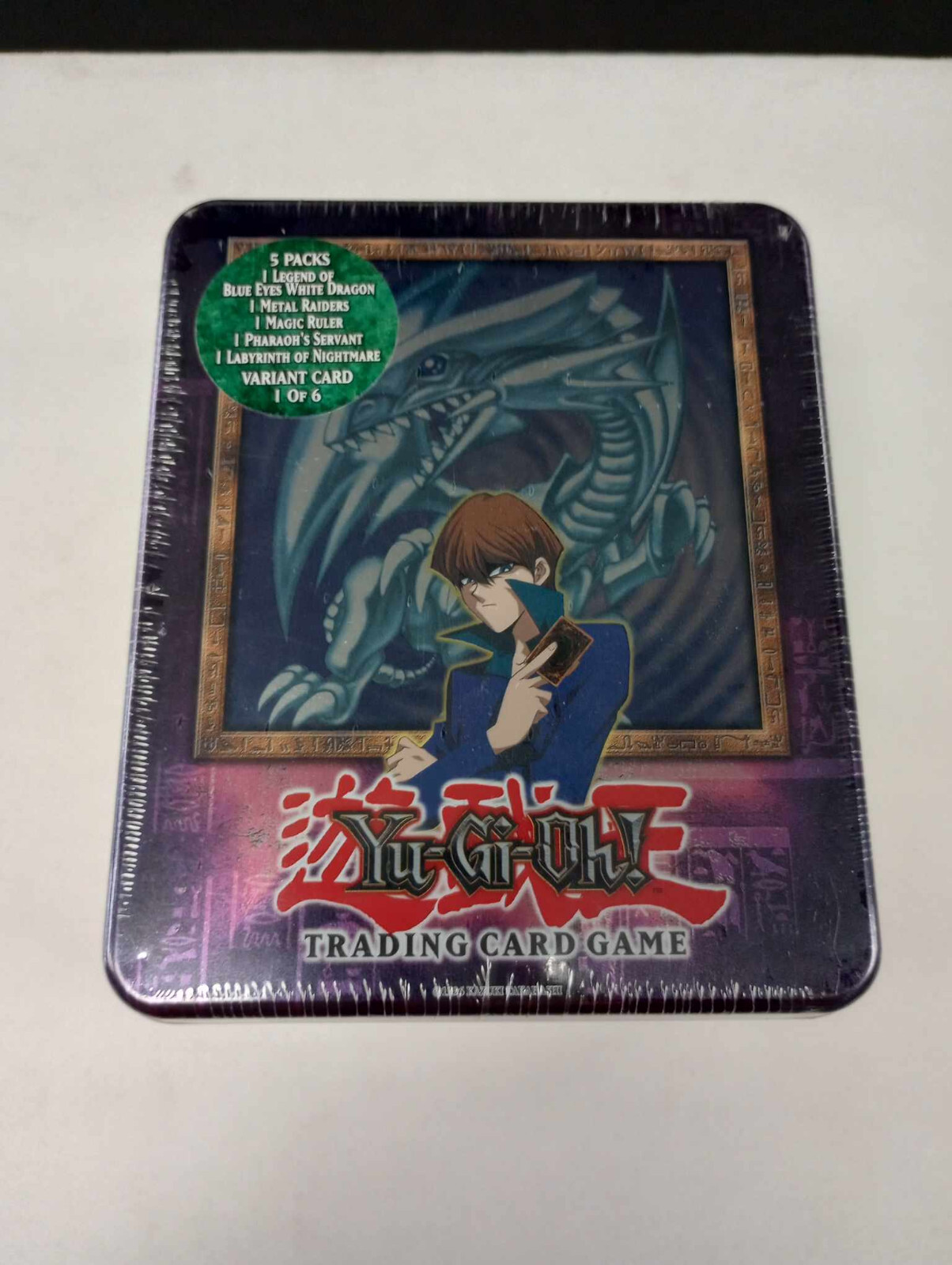 Yugioh Collector Tin Kaiba Blue Eyes White Dragon 2003 Brand New Factory Sealed