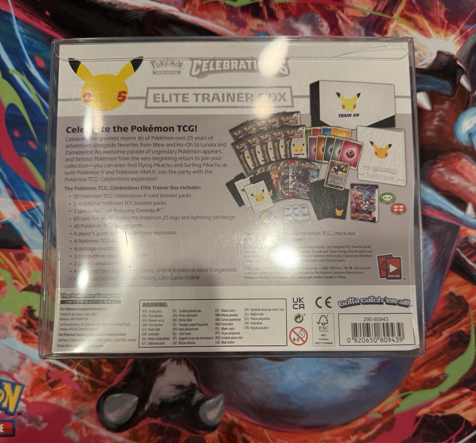 Pokémon TCG: 25th Anniversary Celebrations Elite Trainer Box (2021) SEALED!