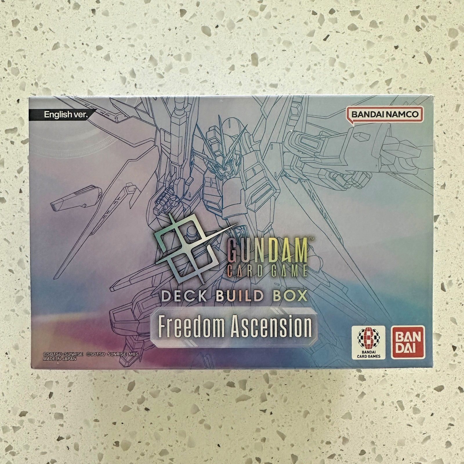 GUNDAM CARD GAME DECK BUILD SET FREEDOM ASCENSION SEALED BOX SC01 – SEALED