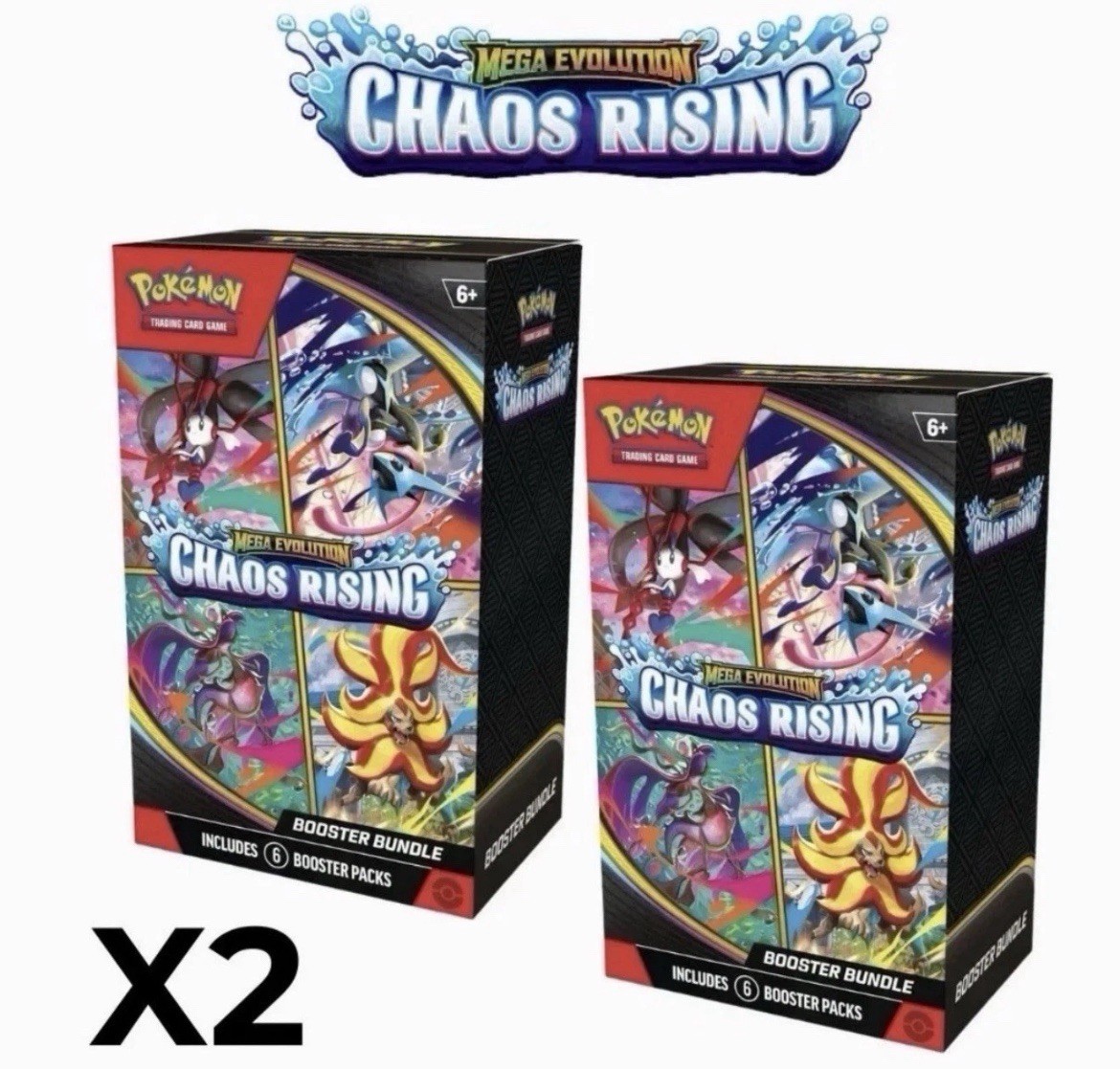 ✅Pokemon Chaos Rising Booster Bundle Boxes – 2x Factory Sealed SHIPS NOW🚀