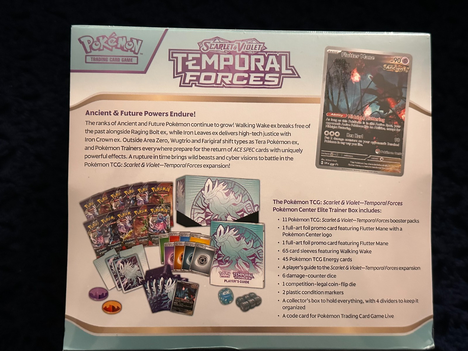 Pokemon Center Exclusive Temporal Forces Elite Trainer Box