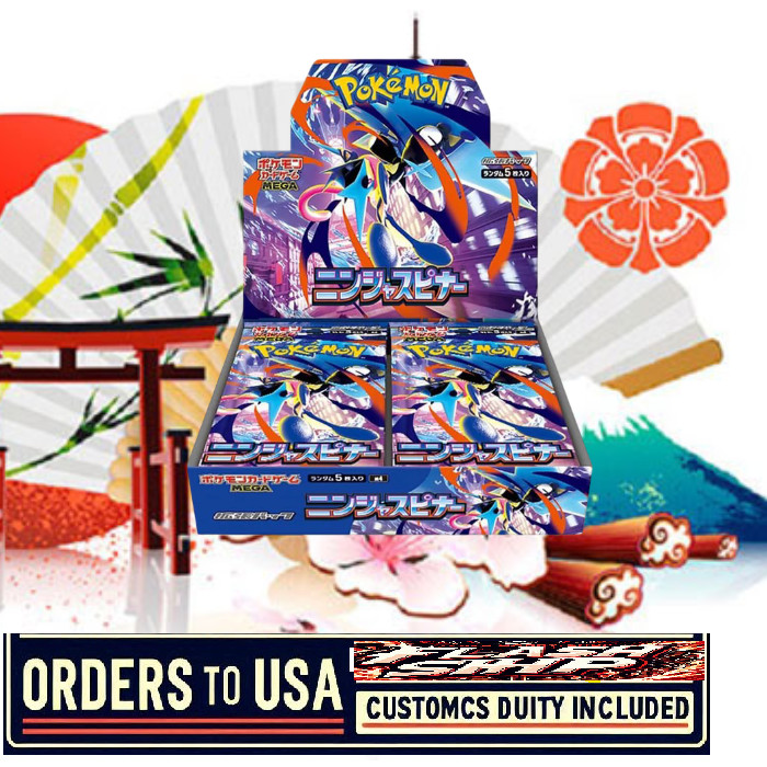 Presale Pokemon MEGA Ninja Spinner Booster Box M4 Japanese w/Shrink