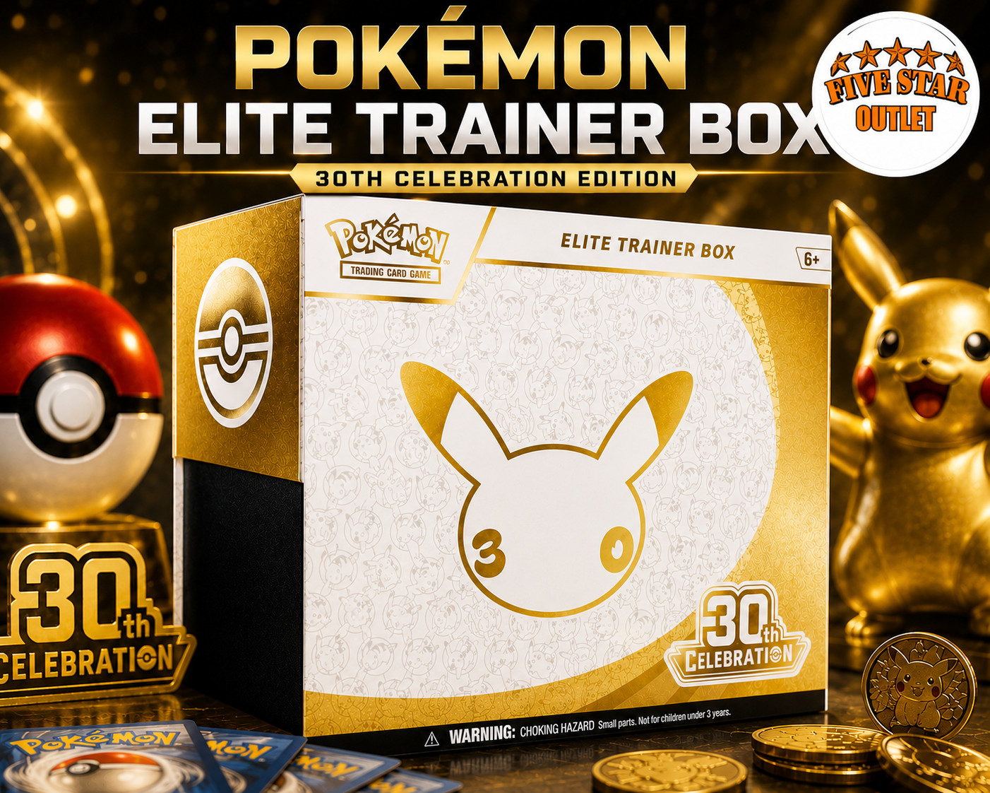 Pokémon TCG:30th Anniversary Celebrations ETB Trainer Box ( PRESALE)