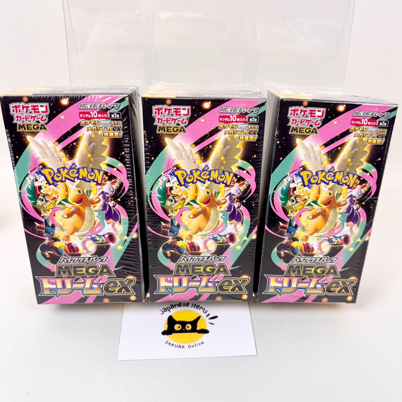 Pokemon Card High Class Pack MEGA Dream ex Japanese Booster Box Sealed 3BOX Set