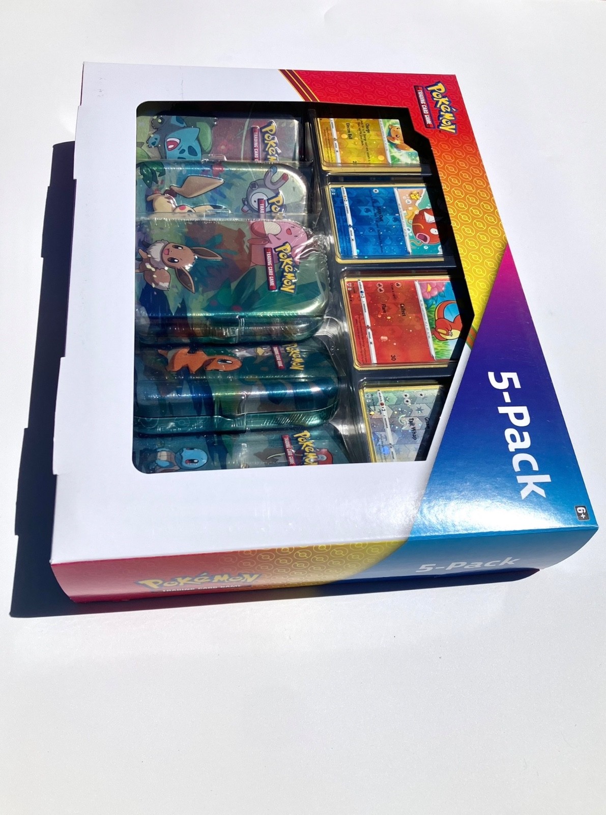 Pokémon Costco Exclusive Kanto Friends Mini Tin 5-Pack, sealed, Free Shipping