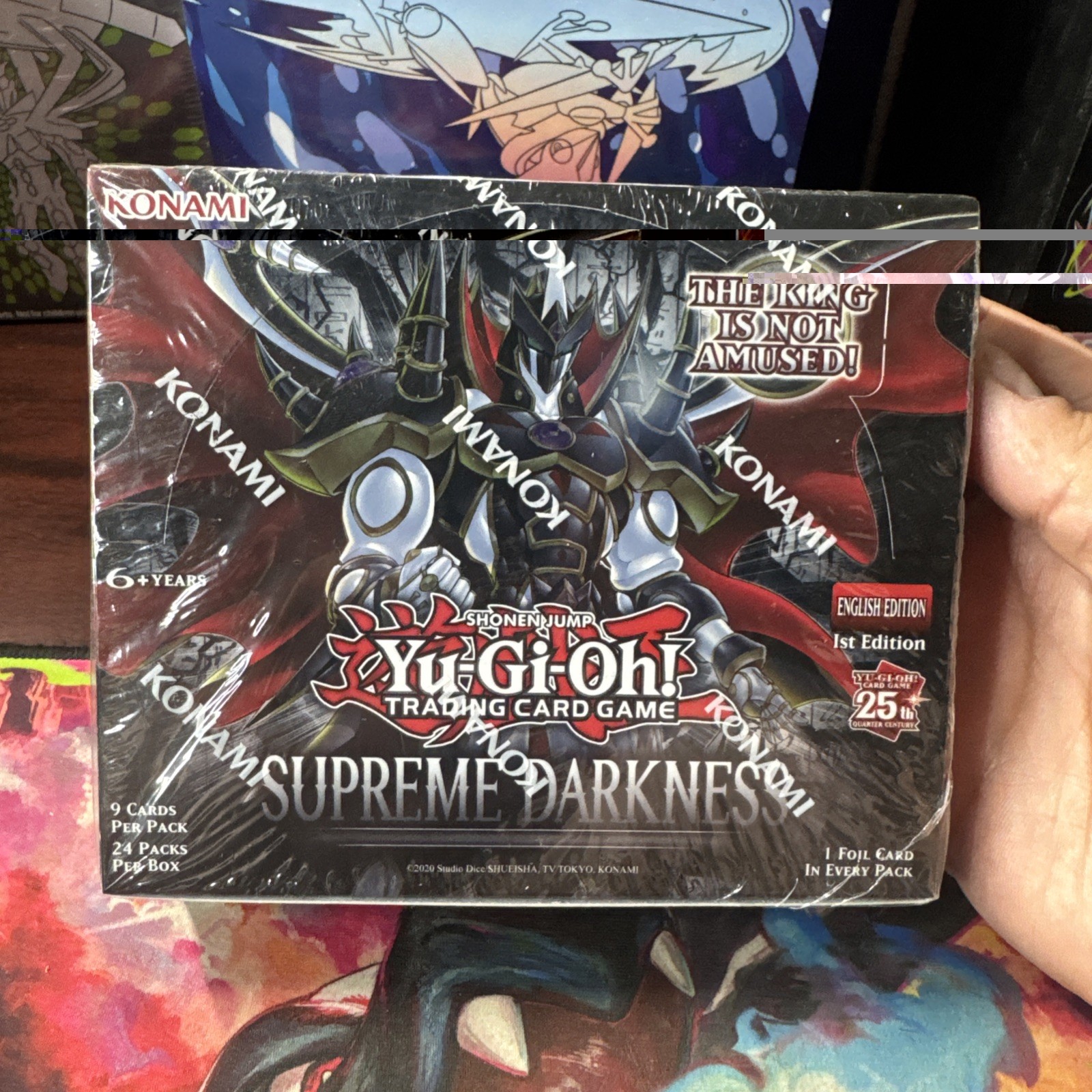 Yugioh Supreme Darkness Booster Box 1st Edition Factory Sealed