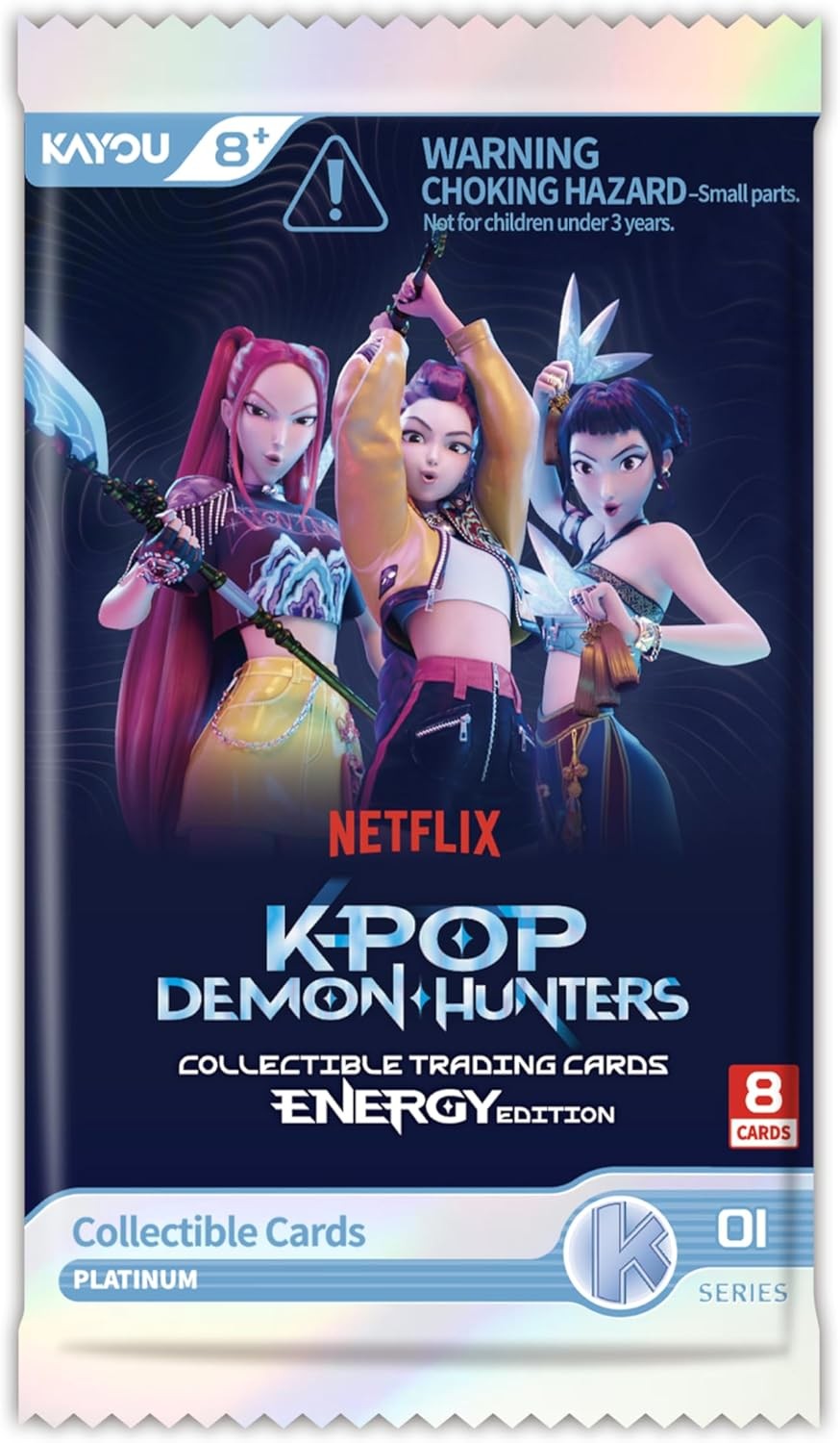 FREE SHIP KAYOU Kpop Demon Hunters Energy Edition 4 Display Boxes +1 PROMO Card
