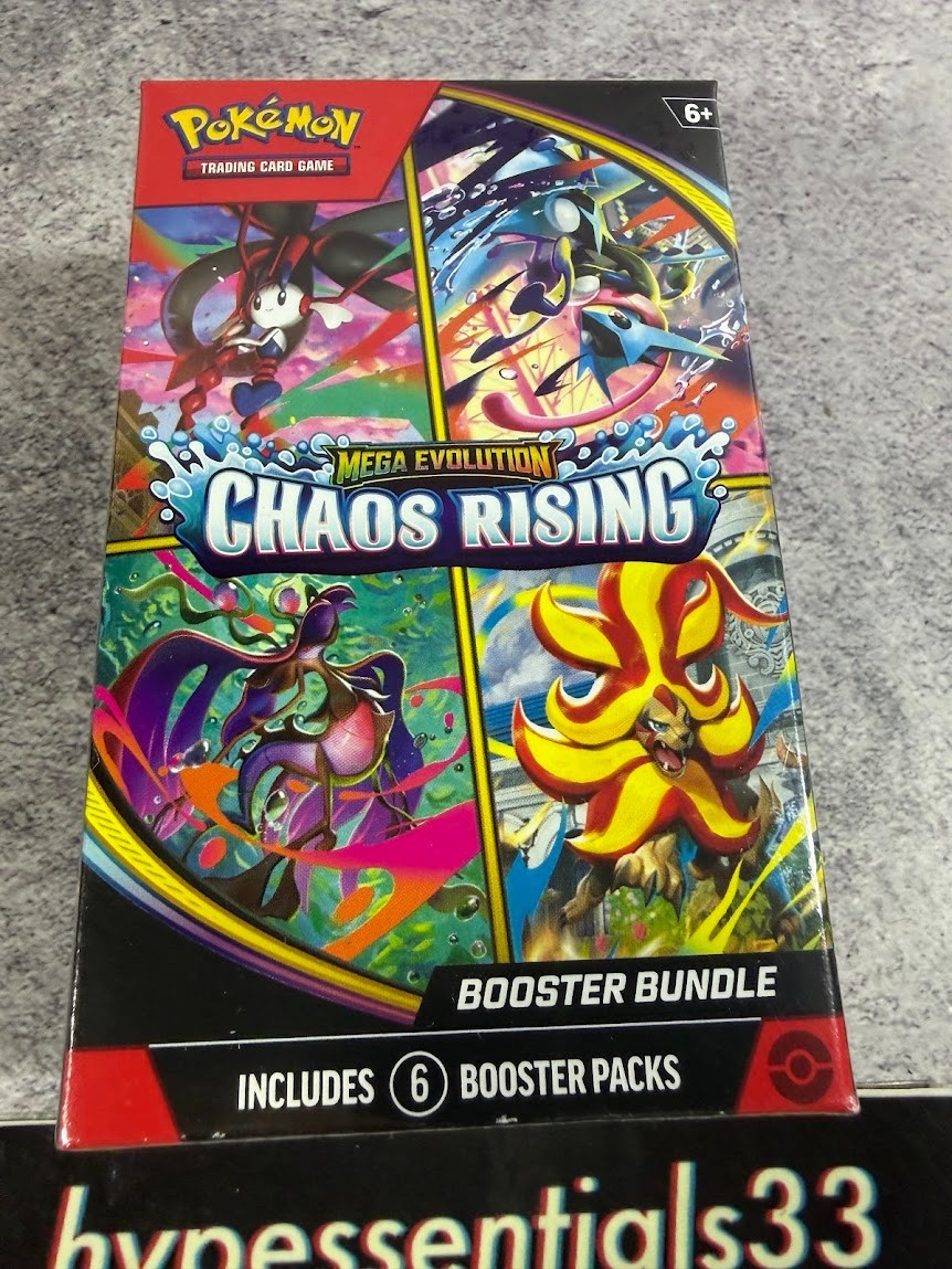 Pokemon TCG ME04: Chaos Rising Booster Bundle 2 Pack New Sealed. In Hand